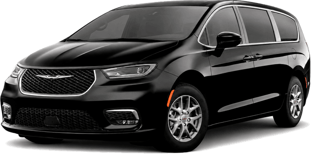 Black Chrysler Pacifica minivan